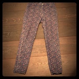 Floral ballerina jeggings